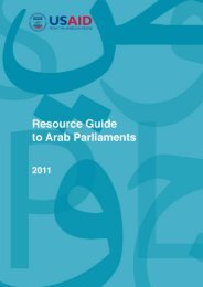 Resource Guide to Arab Parliaments - Center for International ...