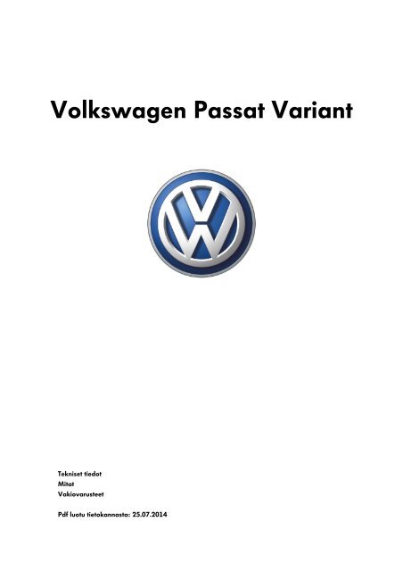 Volkswagen Passat Variant