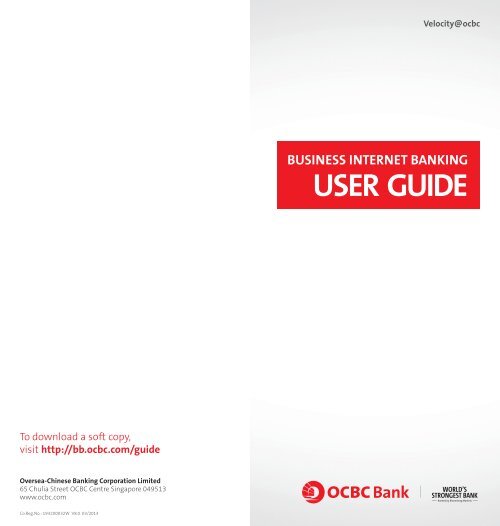 BUSINESS INTERNET BANKING USER GUIDE - OCBC Bank