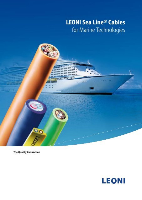 LEONI Sea LineÂ® Cables for Marine Technologies - Megat S.A.