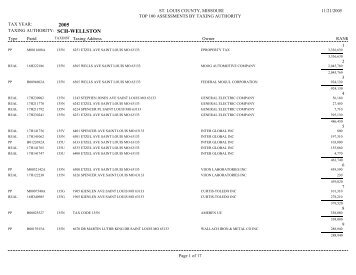 STLCO TOP100 SCHDIST 135 2005.pdf - St. Louis County ...