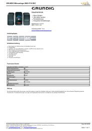 GRUNDIG Mikroanlage UMS 4710 DEC