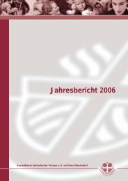 Jahresbericht 2006 - SkF eV im Kreis Warendorf