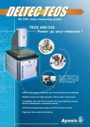 TEOS 400/250 Power up your measure - EMS: European Metrology ...