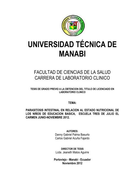 UNIVERSIDAD TÃCNICA DE MANABI - Repositorio UTM ...