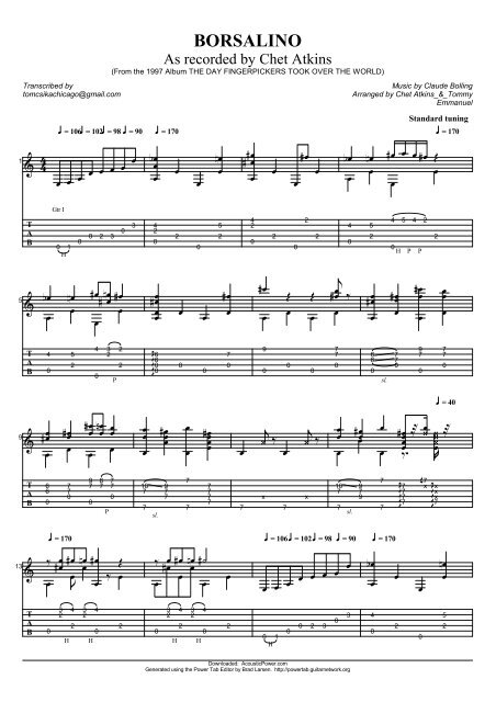 Chet atkins the beatles tabs youtube Chet atkins the beatles tabs youtube