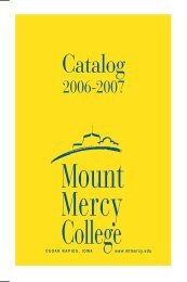 2006-07 - Mount Mercy University