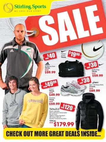 check out more great deals inside... - Stirling Sports Whangarei
