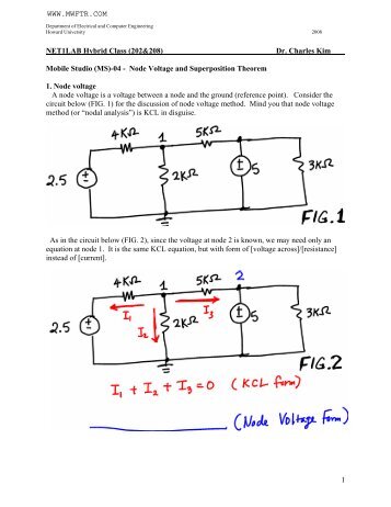 MS-04 Node Voltage Method and Superposition - MWFTR