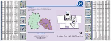 Präzisions-Flach- und Profilschleifmaschinen - Geibel & Hotz GmbH
