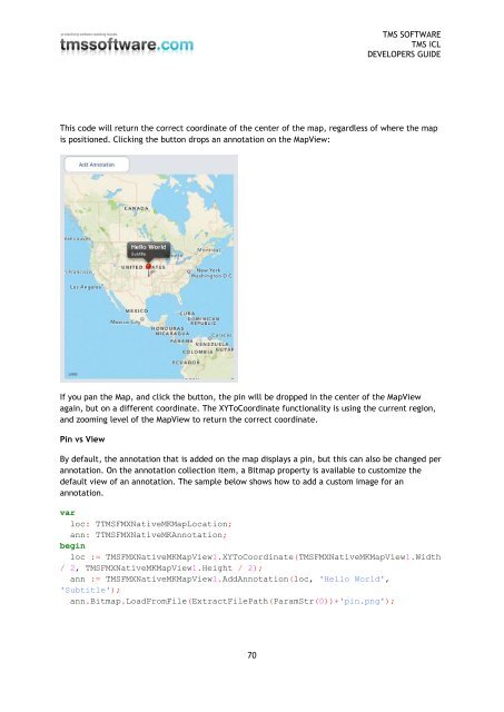 TMS iCL DEVELOPERS GUIDE - TMS Software