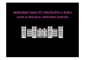 prebiotiÄka faza - Medicinski fakultet Rijeka