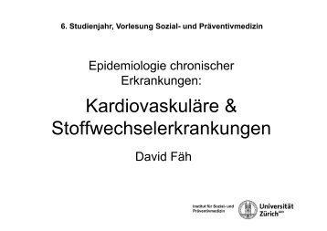 KardiovaskulÃ¤re & Stoffwechselerkrankungen (15.10 ... - David FÃ¤h