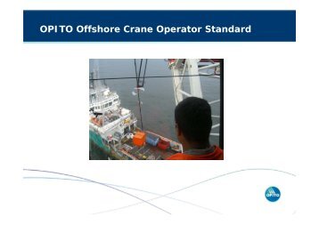 OPITO Offshore Crane Operator Standard