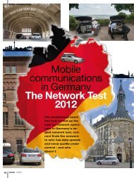 Mobile communications in Germany The Network Test ... - P3 Group