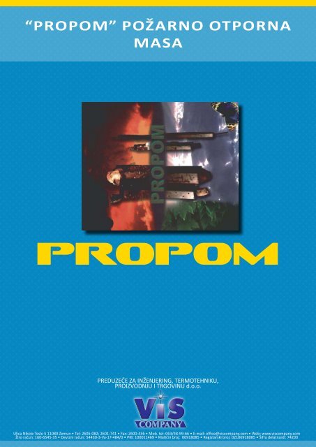 Prospekt (PDF, 965KB) - ViS Company