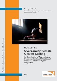 Overcoming Female Genital Cutting - World Vision Institut