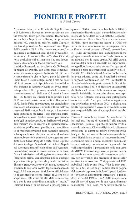 Numero Speciale HDSN_Eudi Show_2009.pdf - The Historical ...