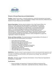 Director of HR Admin - Announcement Mid-Version - Abode ...