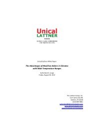 The Advantages of Mod/Con Boilers in Climates with Wide ...