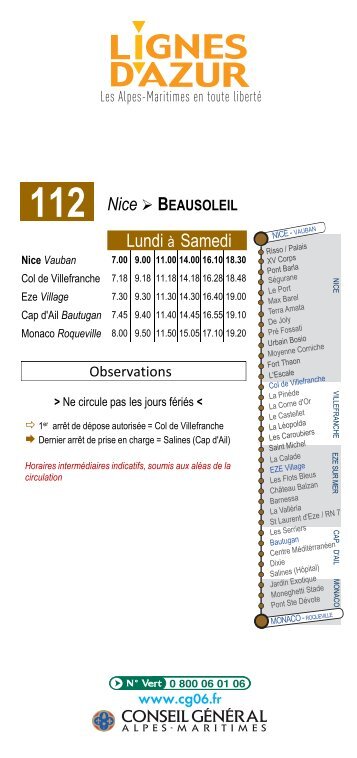 112 Nice - Lignes d'azur