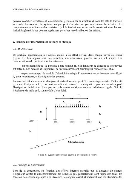 Interaction sol-structure en centrifugeuse - CFMR