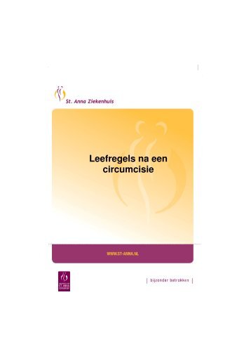 022 Leefregels na circumcisie - St. Anna Zorggroep