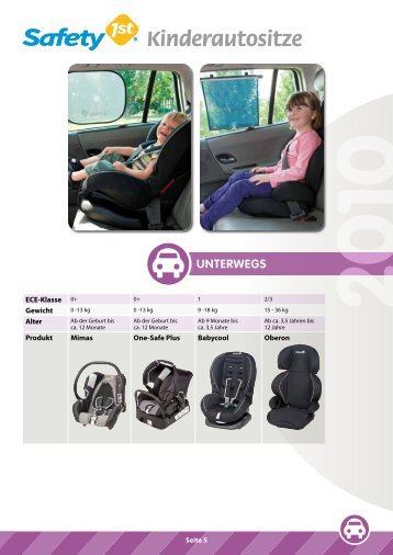 Kinderautositze UNTERWEGS - Babyland-Online.com
