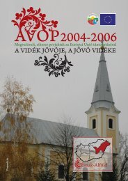 AVOP Ãszak-AlfÃ¶ld - Magyar Nemzeti VidÃ©ki HÃ¡lÃ³zat