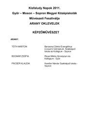A 2012/2. sz. hírlevél letöltése PDF formátumban - Bartók Béla ...