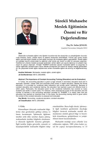 Tam Metin (PDF) - Temmuz 2013