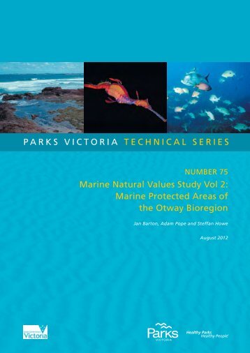 parks victoria technical series marine natural values study vol 2 ...