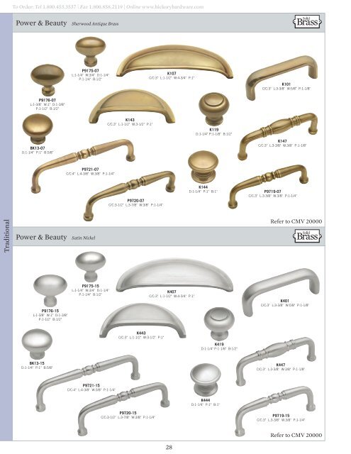 Decorative Hardware 2008 Catalog