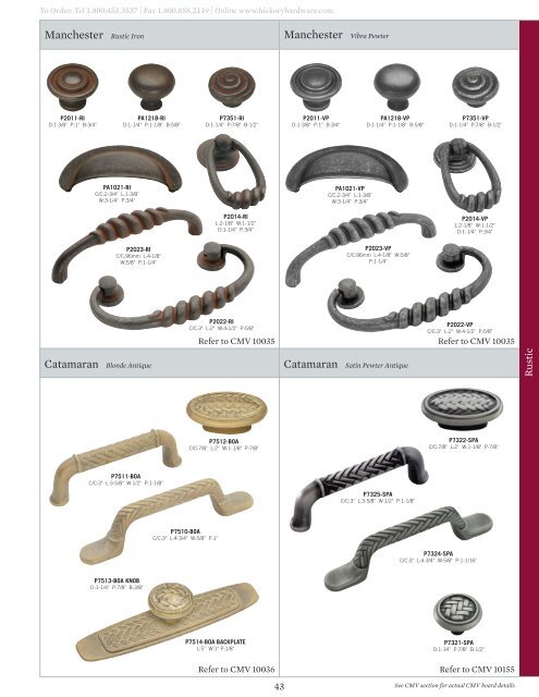 Decorative Hardware 2008 Catalog