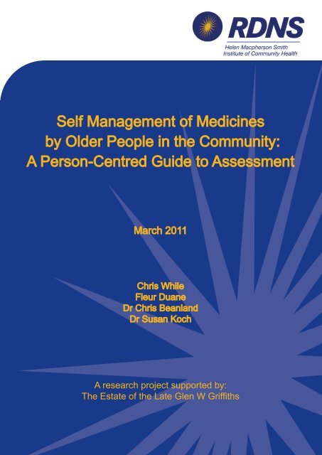 Self Management of Medicines by Older - Royal District Nursing ...