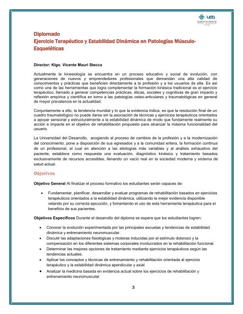 Descargar Brochure (PDF 499 KB) - Facultad de Medicina UDD ...