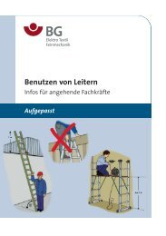 AB14 - Benutzen von Leitern - Die BG ETEM