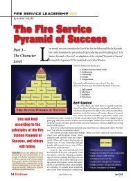 The Fire Service Pyramid of Success - Part 3 - IMS Alliance