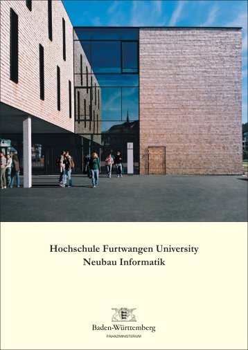 Hochschule Furtwangen University Neubau Informatik