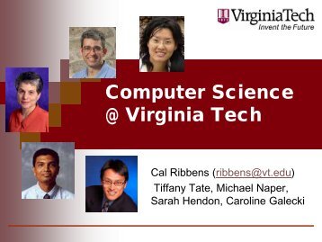 CS - Department of Computer Science - Virginia Tech