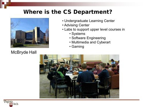 CS - Department of Computer Science - Virginia Tech