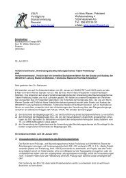 Brief von VSLR an BFE 18.06.10 - Hochspannung unter den Boden ...