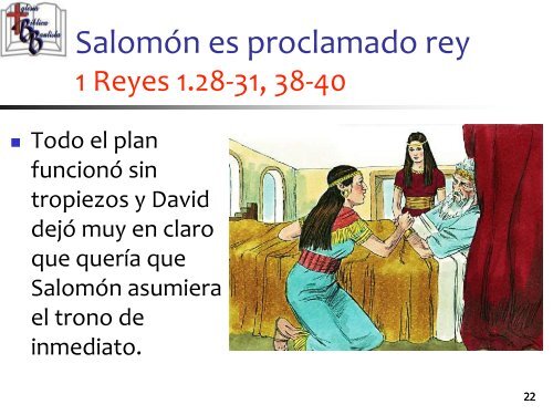 1 Reyes - Iglesia Biblica Bautista de Aguadilla, Puerto Rico