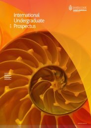 International Undergraduate Prospectus - James Cook University