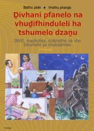 á¸ivhani pfanelo na vhuá¸ifhinduleli ha tshumelo dzaá¹u