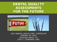 Dental Quality Indicators - Community Clinic Association of Los ...