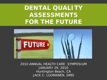 Dental Quality Indicators - Community Clinic Association of Los ...