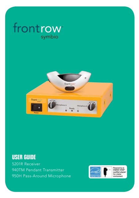 FrontRow Symbio User Guide - Centrum Sound