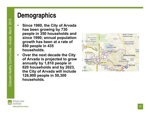 Download the Arvada presentation - Urban Land Institute
