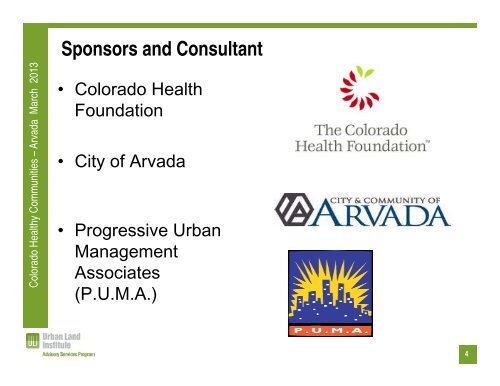 Download the Arvada presentation - Urban Land Institute